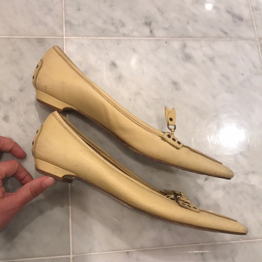 J. Crew - Yellow Leather Flats - 8.5 - Picture 5 of 8